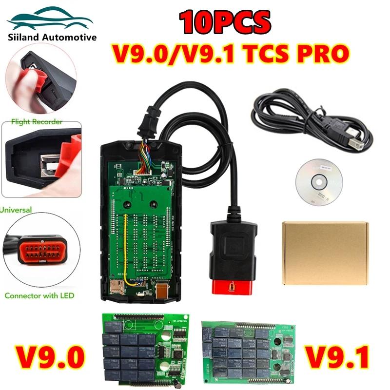 ڵ  Ʈ OBDII  ĳ , VD150  V9.0  V9.1  PCB TCS NAIS  PRO + V2020.23 V2021.11, 10 